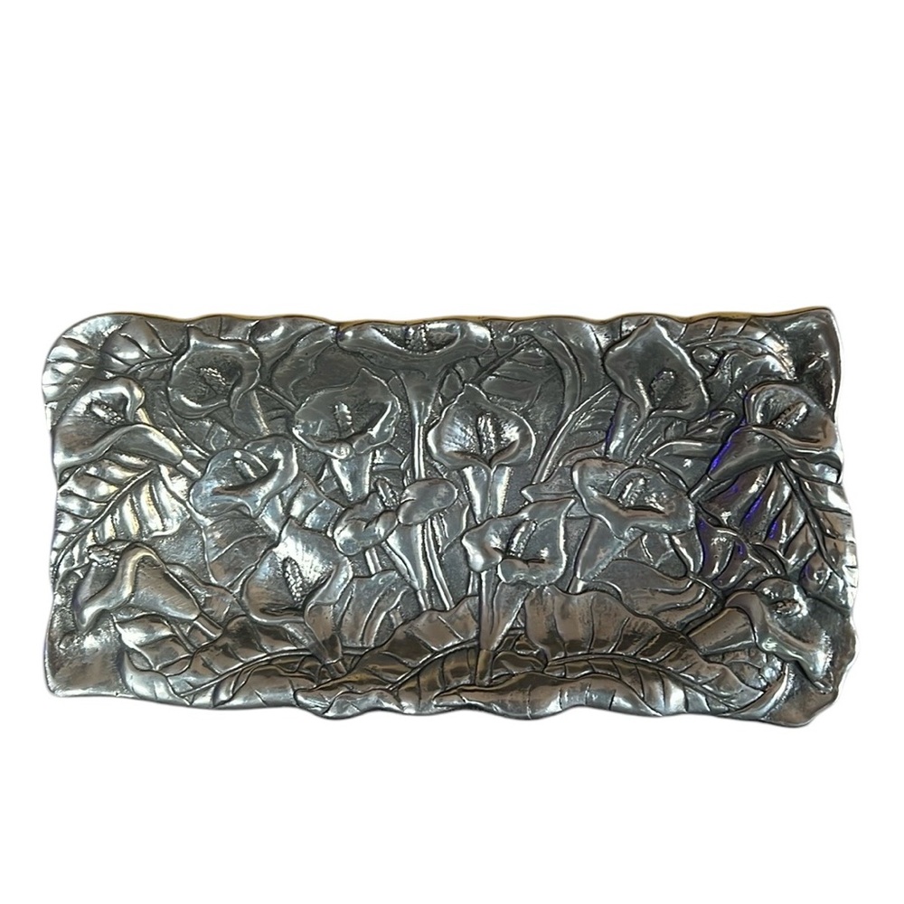 Peltrina Calla Lily Pewter Tray